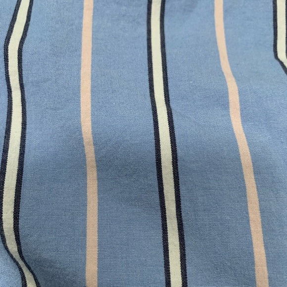 Tommy Hilfiger Blue and White Striped Puff Sleeve Shirt Size XL - Picture 8 of 8